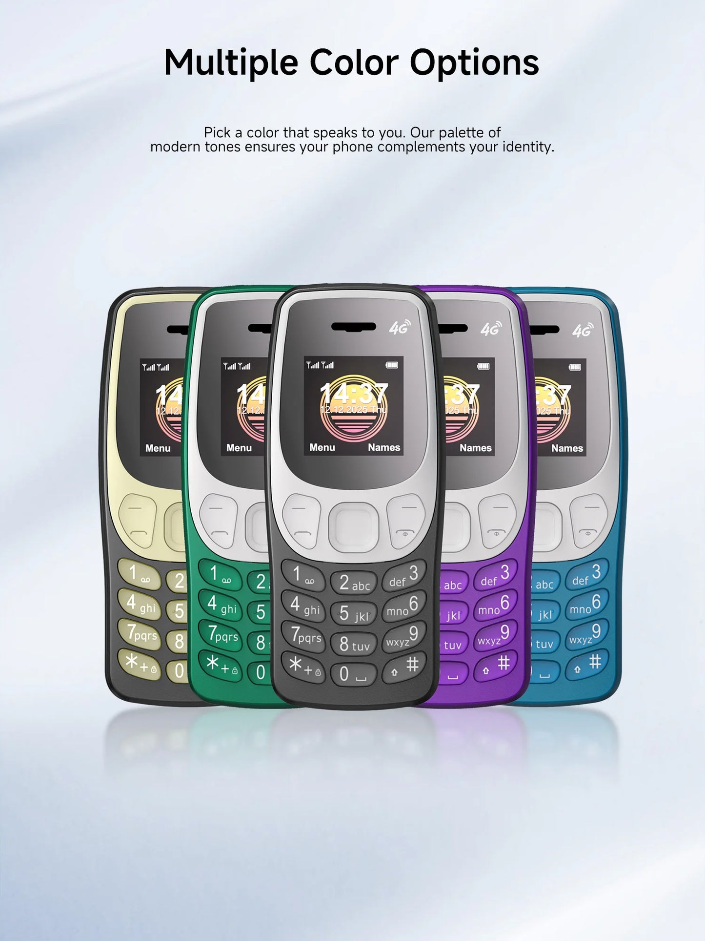 SERVO BM80 LTE 4G Mini Mobile Phone Dual SIM Standby Speed Dial Blacklist Call Recording 0.85" Screen Super Small Phones Back-up