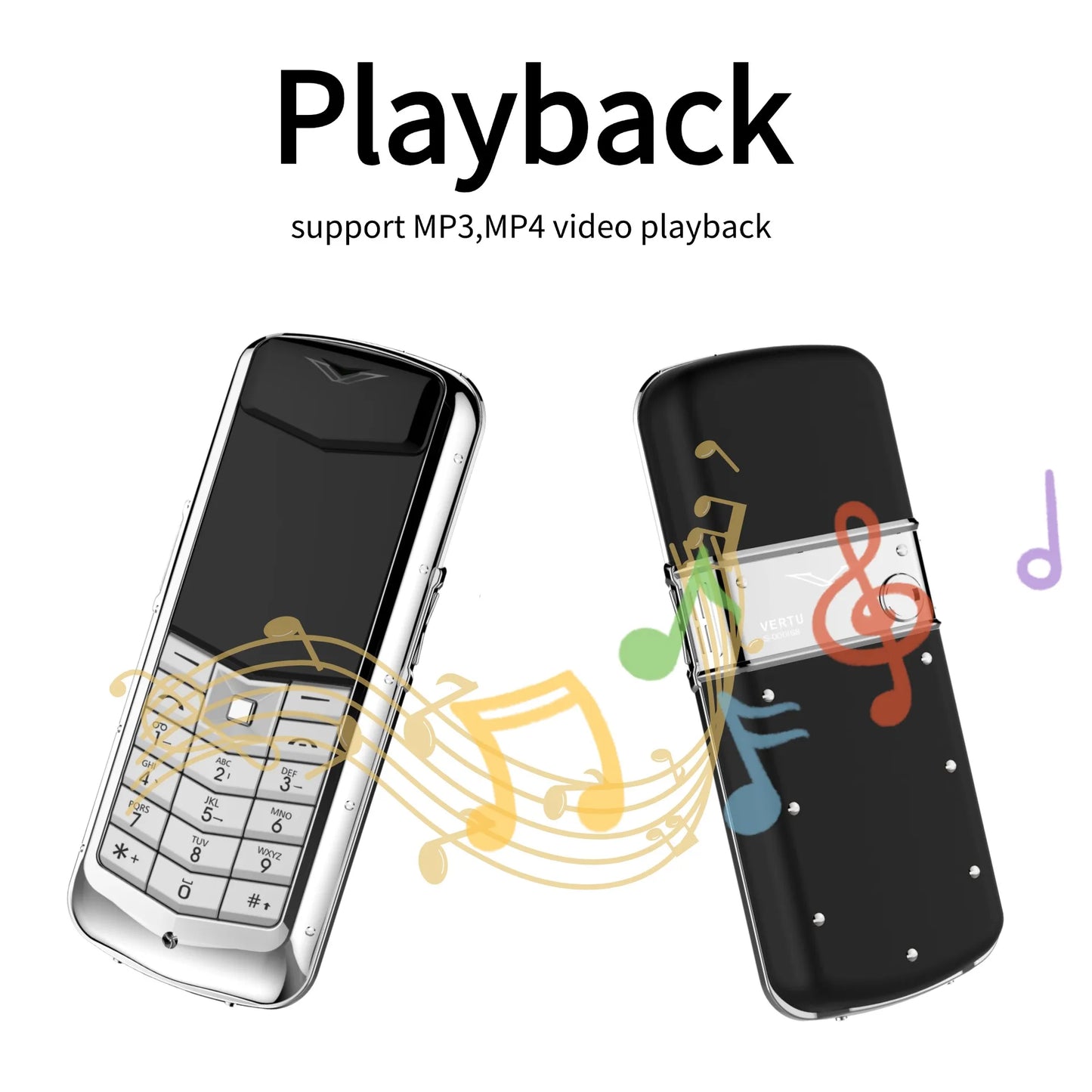 Unlocked Metal Body Palm Cellphone Small Size Poratable Classic Dual Sim Blacklist  High-Tech-End Signature Mobile Phone GSM 2G