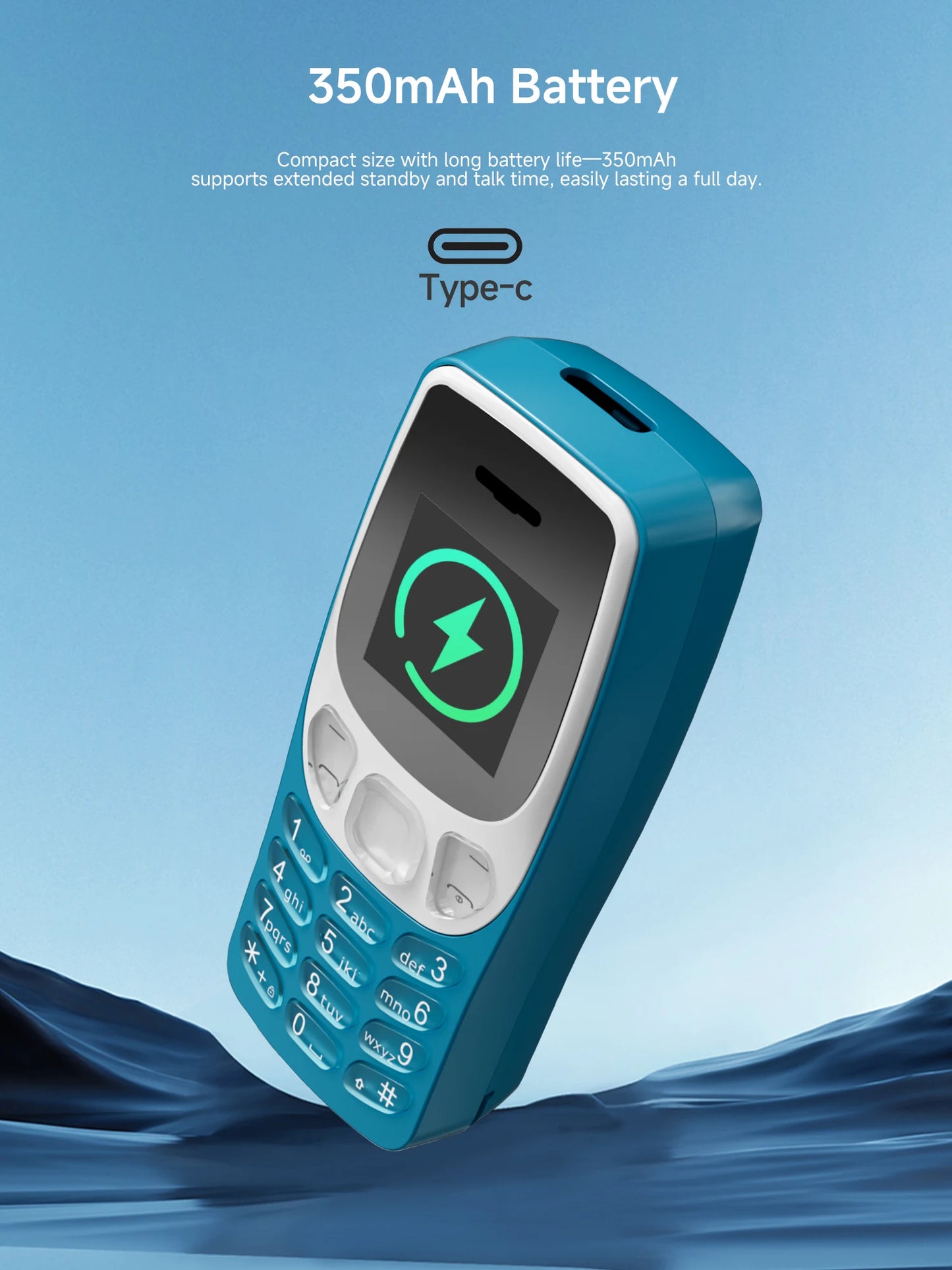 SERVO BM80 LTE 4G Mini Mobile Phone Dual SIM Standby Speed Dial Blacklist Call Recording 0.85" Screen Super Small Phones Back-up