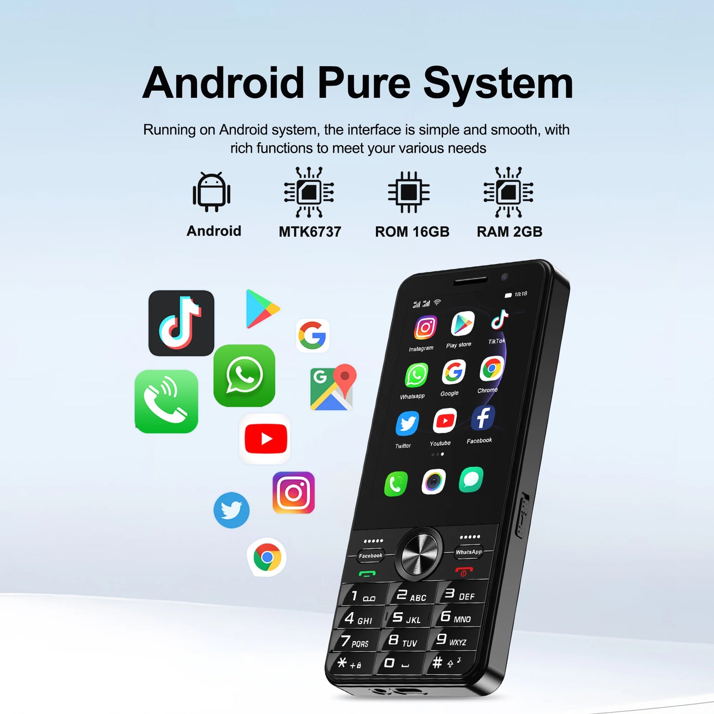 2025 New 4G Network Android Smart Phone
