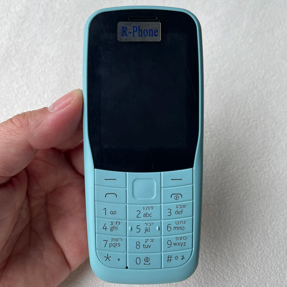 Original 220 4G Unlocked Mobile Cell Phone Dual SIM 2.4" Russian Hebrew Arabic Keyboard FM Bluetooth Cellphone.Made on 2019 Year