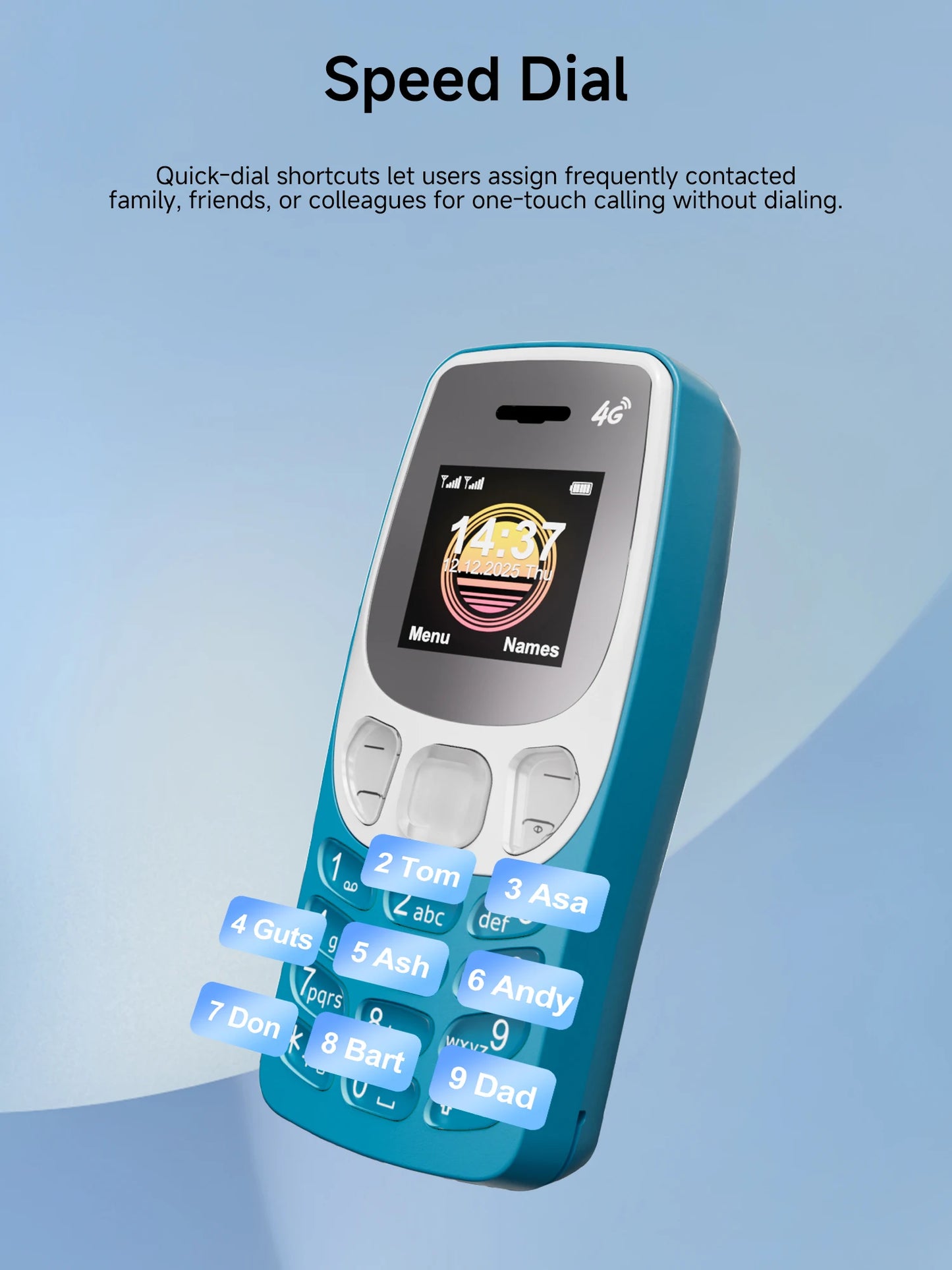 SERVO BM80 LTE 4G Mini Mobile Phone Dual SIM Standby Speed Dial Blacklist Call Recording 0.85" Screen Super Small Phones Back-up